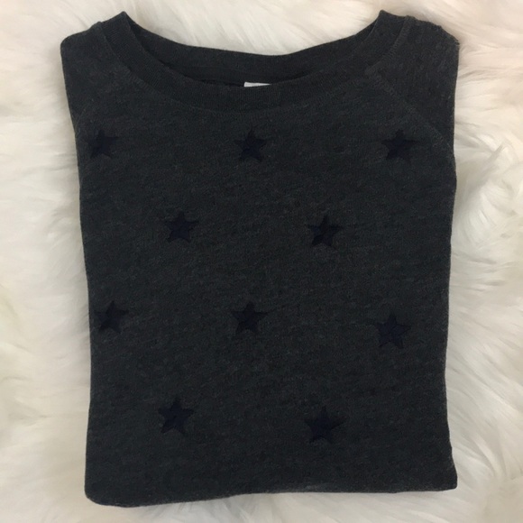 Levi’s Grey & Navy Embroidered Stars Sweatshirt - Picture 1 of 8